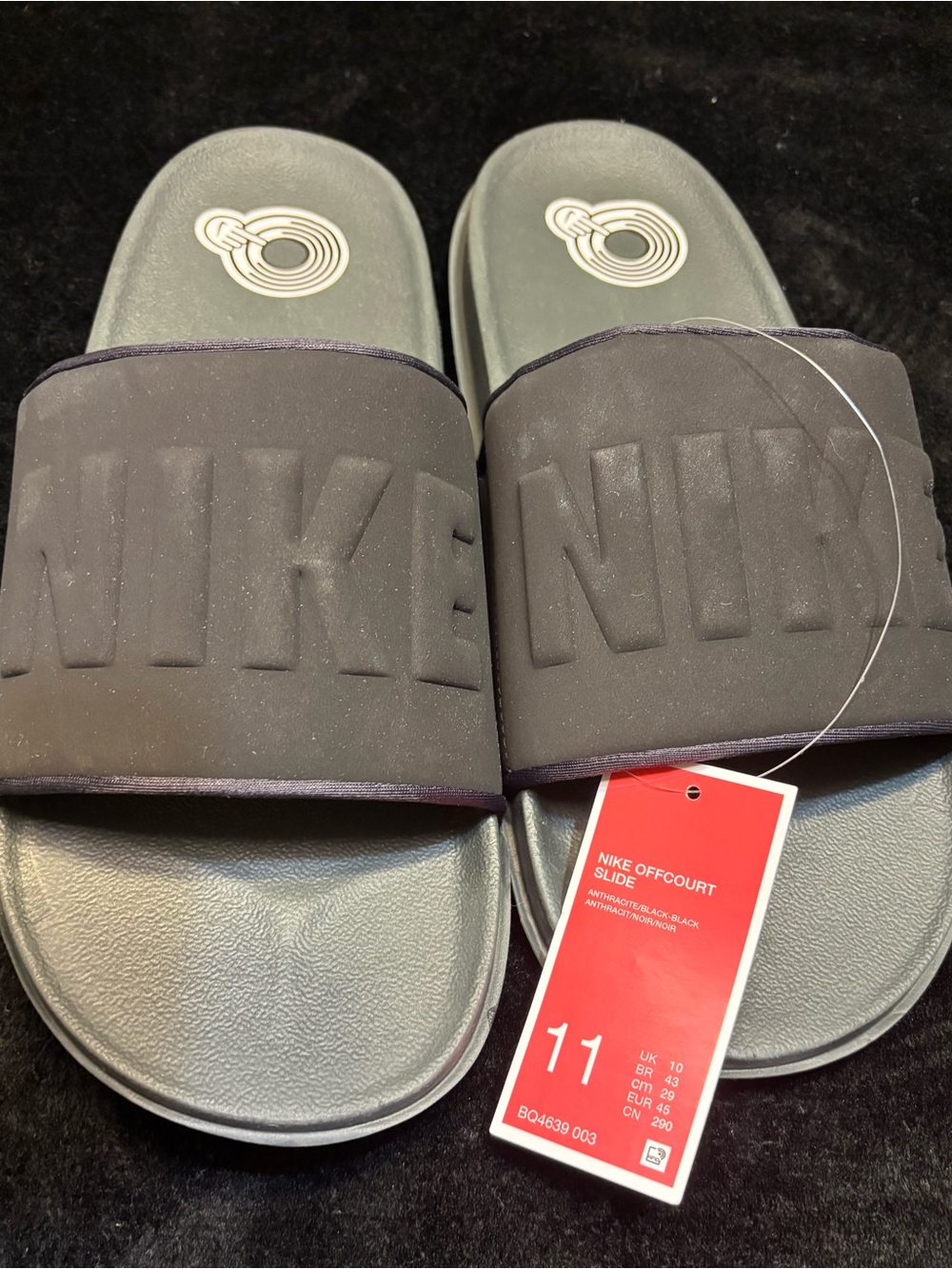 Nike Black Slide Sandals